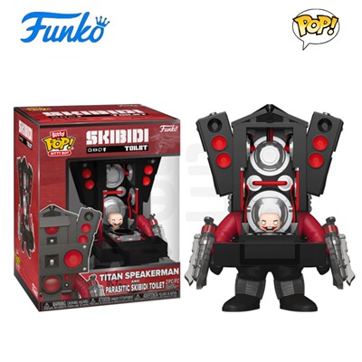 Funko Bitty Skibidi Toilet周边马桶人泰坦演讲者与寄生公仔手办