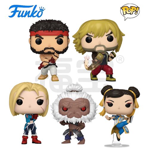 Funko POP街头霸王Street Fighter 6周边春丽豪鬼嘉米肯 隆手办