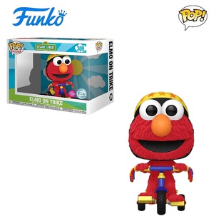 Funko POP芝麻街Sesame Street周边Elmo on Trike骑行植绒公仔309
