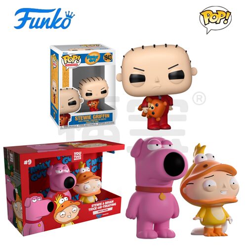 Funko POP恶搞之家Family Guy周边饺子斯特威布莱恩公仔手办