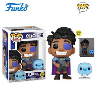 Funko POP 皮克斯动漫地球特派员Elio with 00000周边埃利奥手办