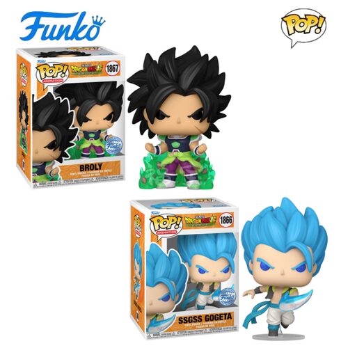 Funko POP 龙珠超Dragon Ball Super周边布罗利 悟吉塔公仔手办