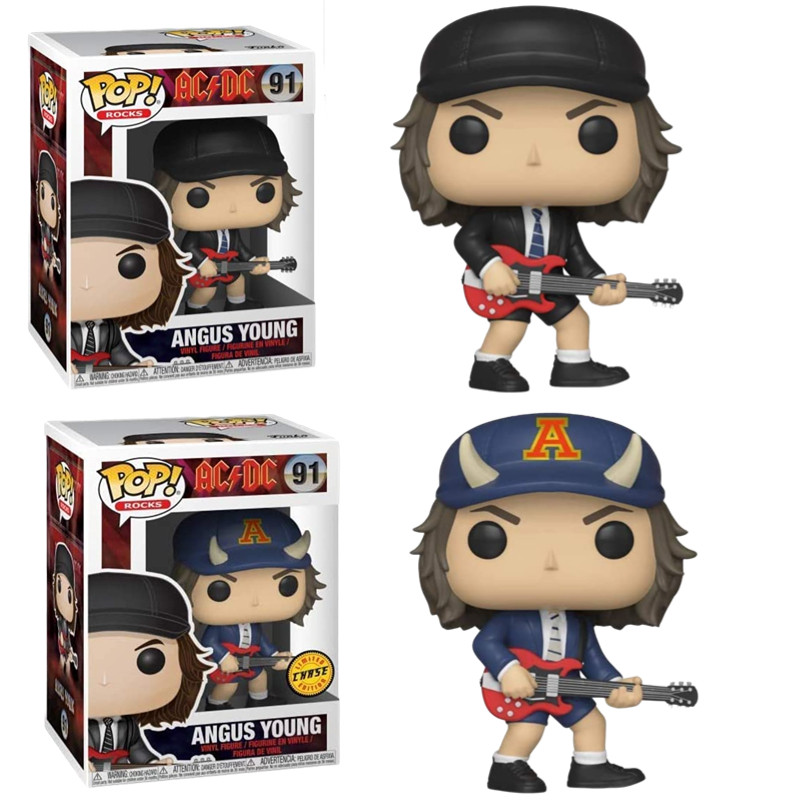 funko pop ac/dc硬摇滚乐团angus young公仔手办安格斯·扬吉他手