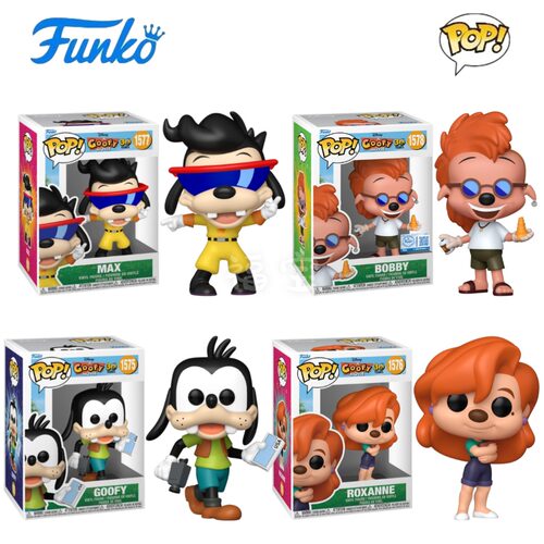 Funko POP 迪士尼高飞家族A Goofy Movie周边Bobby Max Roxanne