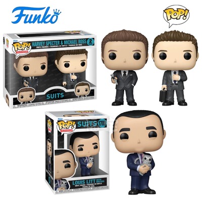 Funko POP金装律师Suits周边Harvey Specter & Michael Ross手办