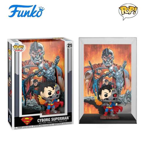 Funko POP DC机械超人Comics - Cyborg Superman漫画封面合辑手办