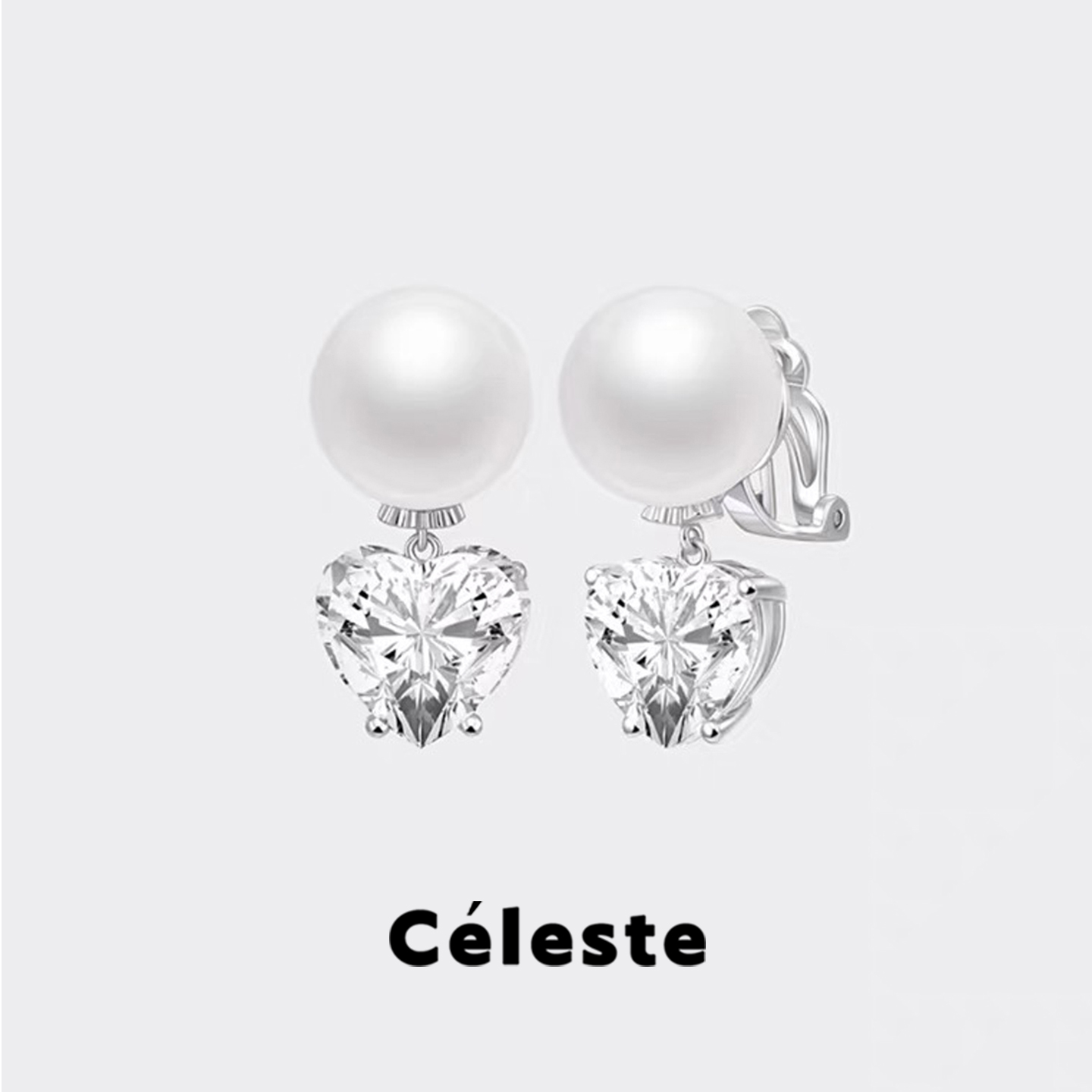 Céleste精灵露珠耳夹女