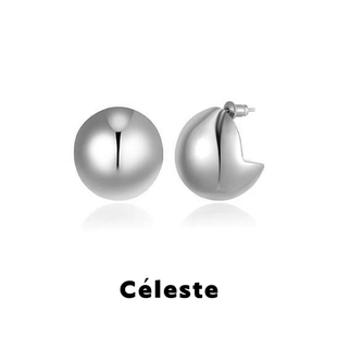 Céleste 镂空圆球耳钉女高级感小众设计师气质百搭耳环 豆豆同款