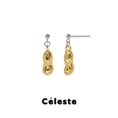 Céleste 好事花生耳环女小众设计高级感简约百搭坠重工项链套装