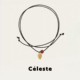 Céleste 红玛瑙幸运松果项链女美拉德风小众设计长款 叠戴毛衣链