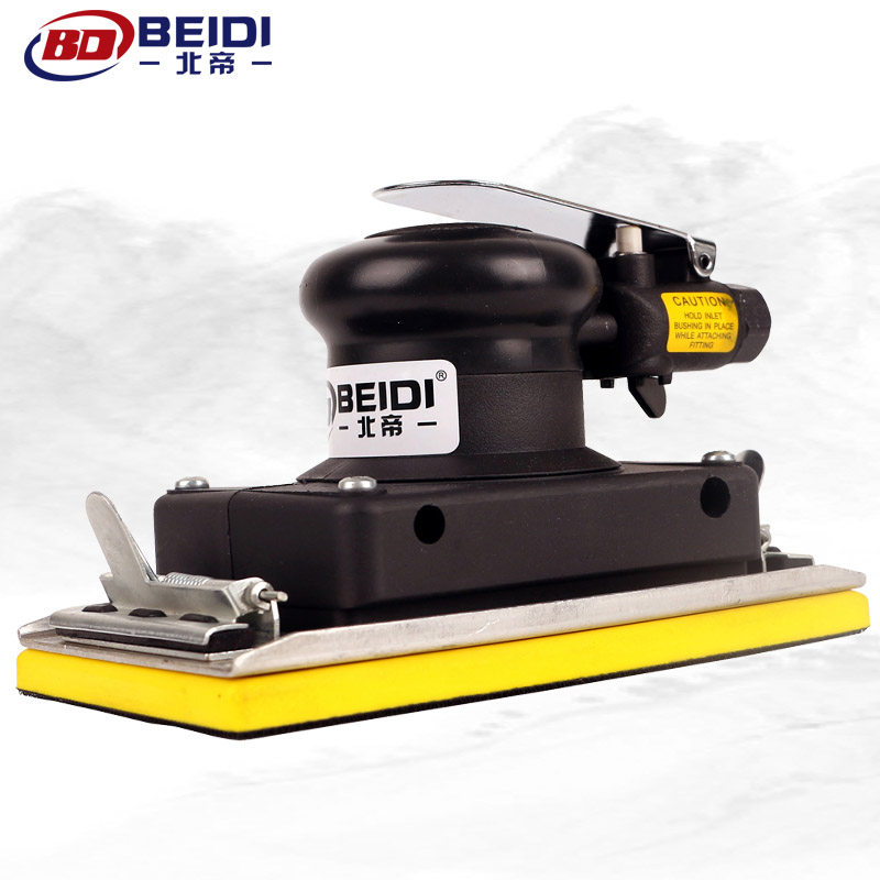 北帝气动方形磨光砂纸机磨灰机砂震打磨抛光夹式绒面bd-2550b