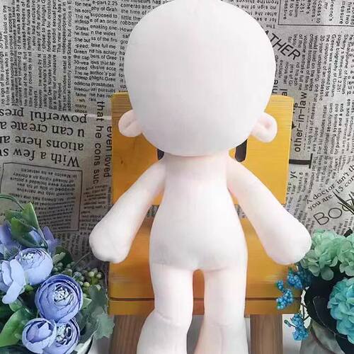 棉花娃娃素体素体棉花娃娃30cm正常体BJD无骨长腿裸娃可换装美术