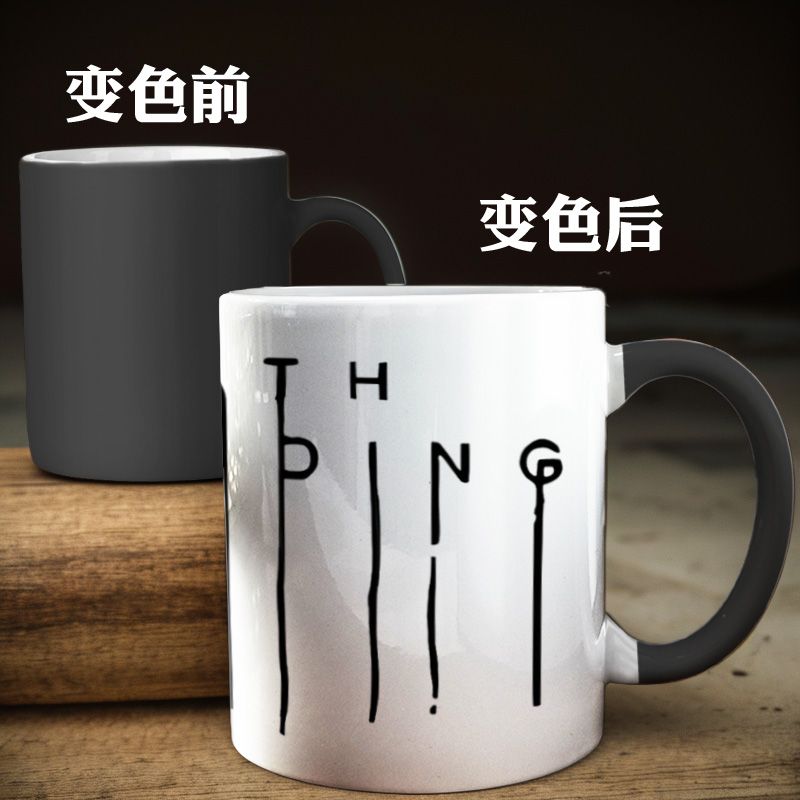 死亡搁浅变色杯死亡搁浅 游戏小岛秀夫 文化微波炉卡通马克杯咖啡