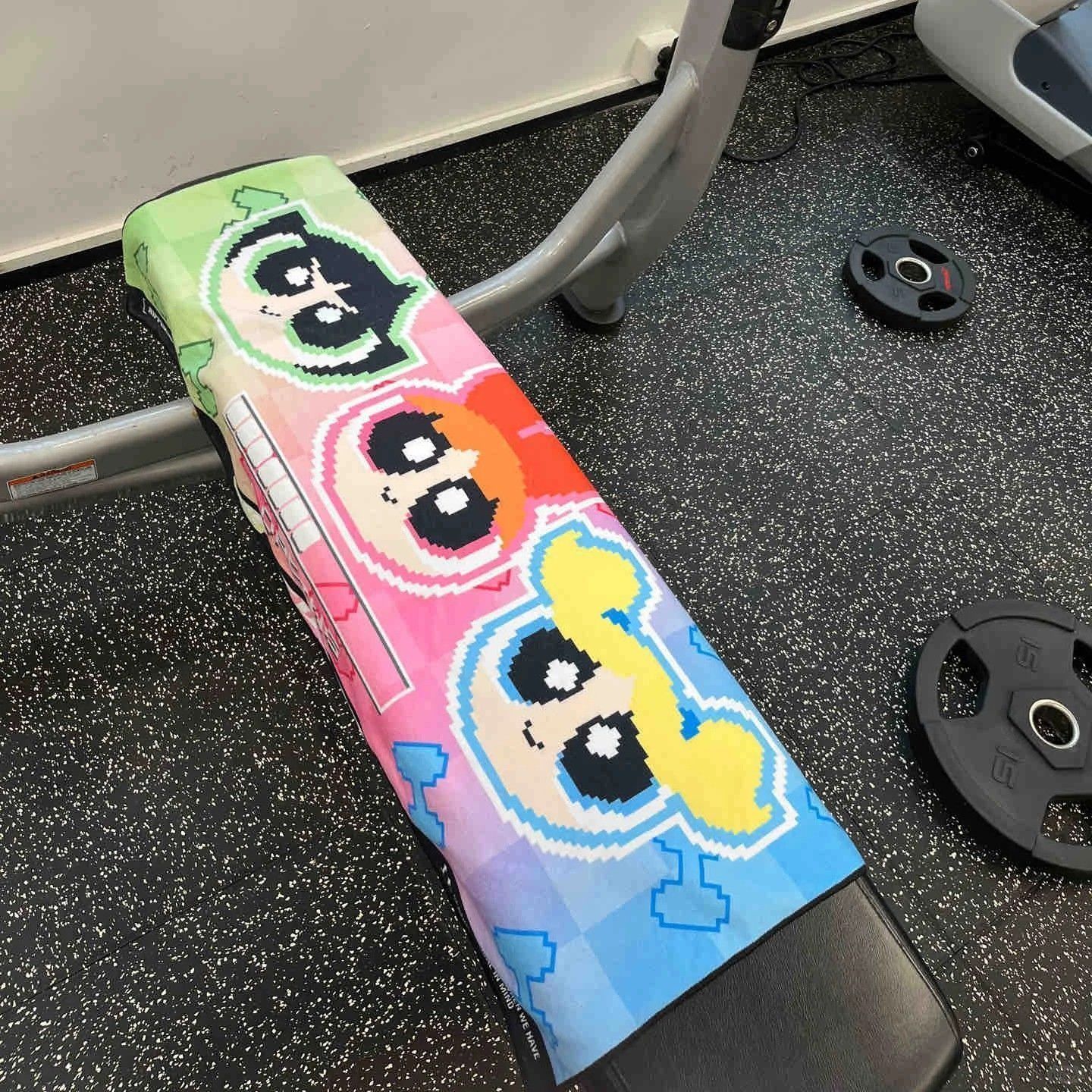 普拉提床防滑垫健身毛巾隔脏运动毛巾速干健身房座椅垫大号游泳跑