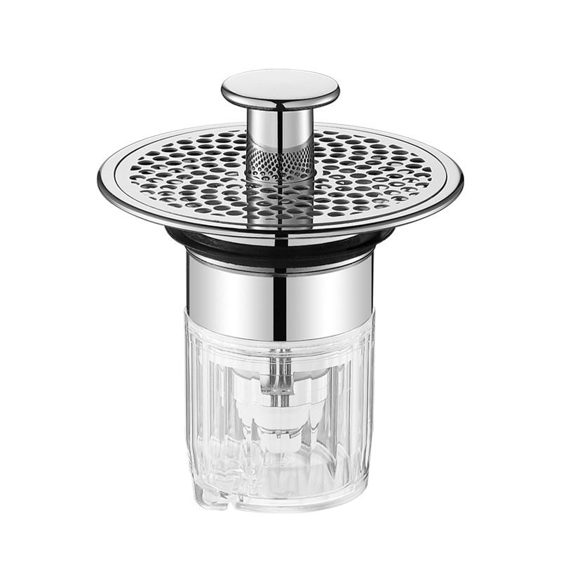 洗手盆脸池漏水塞子下水器管弹跳芯洗脸盆不锈钢按压Y式防臭塞配