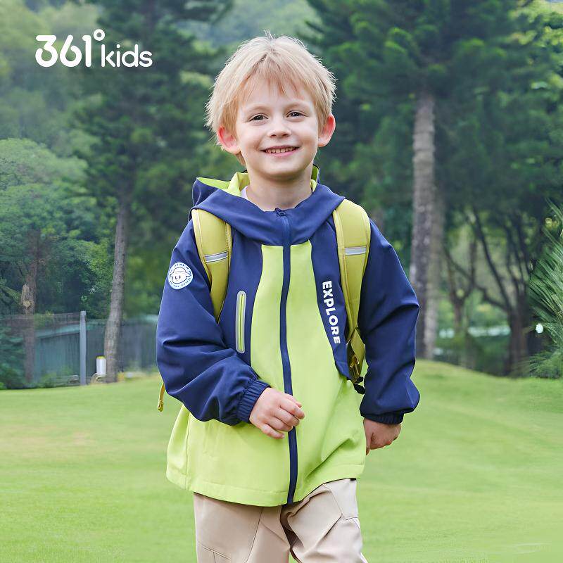 【商场同款】361°童装男童两面穿外套2026夏季新款小童质感上衣