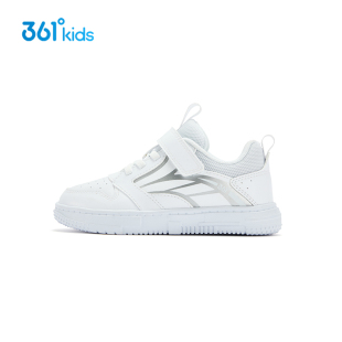 儿童小白鞋 361童鞋 男童板鞋 秋季 中小童休闲板鞋 新款 商场同款