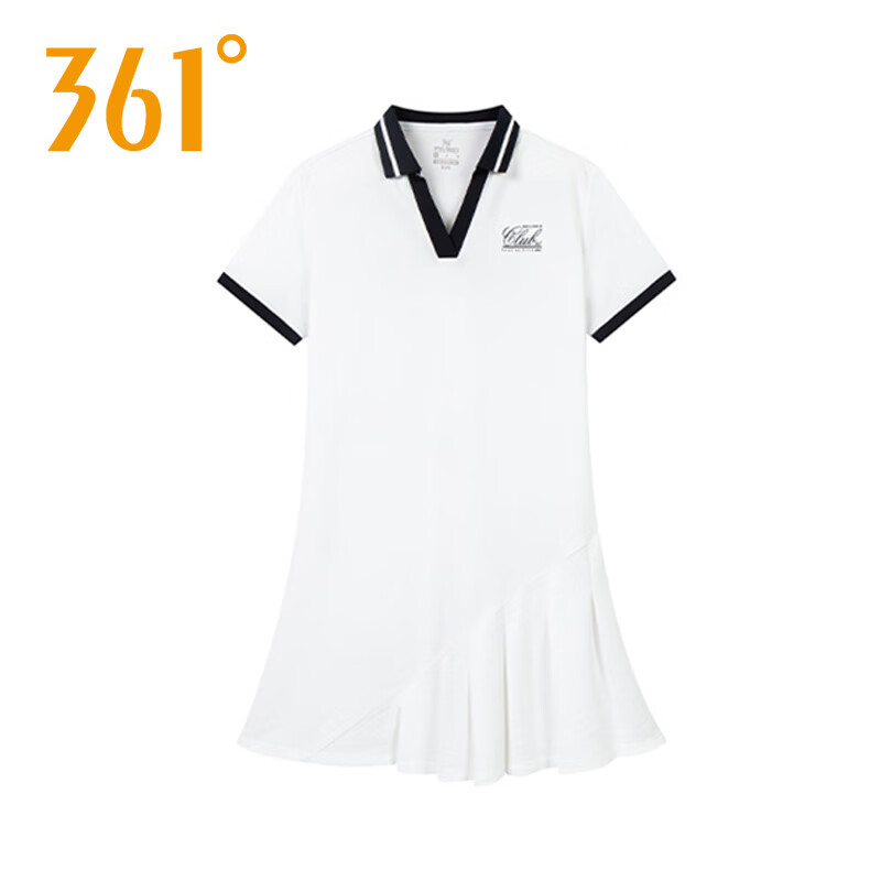 361度女POLO翻领运动连衣裙