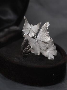 小众设计 潮流 蝶栖戒