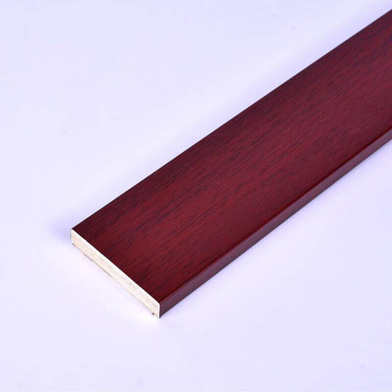 新款新中式吊顶原木实木线条装饰木线条背景墙边框平板压边收边封