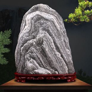 文创泰山石敢当太山石原石摆件办公室靠山石客厅补角风水镇宅之宝