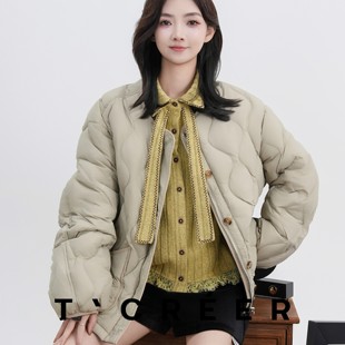 上新复古风宽松保暖羽绒服外套女 冬季 T`CREER｜ 旷野惊月