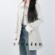 法式 T`CREER｜ 月冷千山 翻领风衣外套女早春