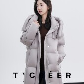 T`CREER｜ 舒适保暖羽绒服女 高端大气廓形时尚 锦念涟涟 冬季