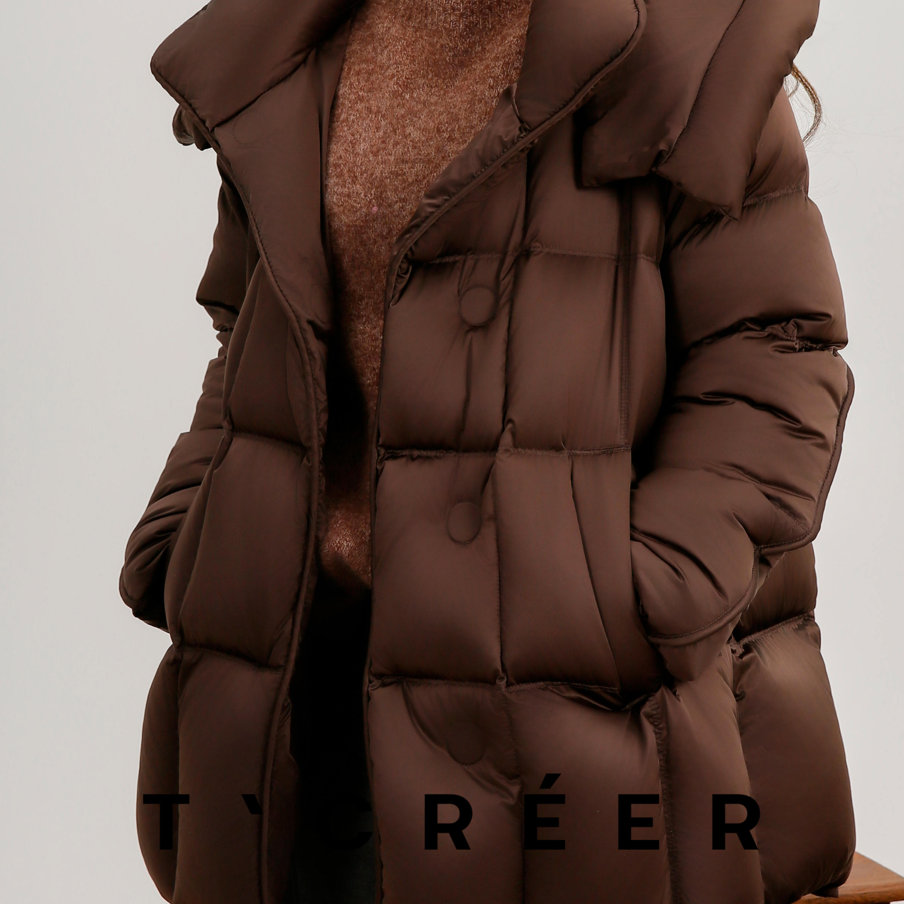 T`CREER｜【霜雪成诗】冬日高端高级时尚休闲百搭羽绒服外套女