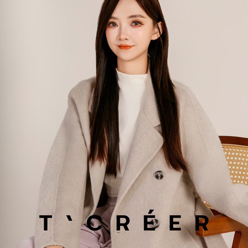 T`CREER｜【卿山赴】赫本风高级感百搭大衣外套女秋冬季TR25Q125