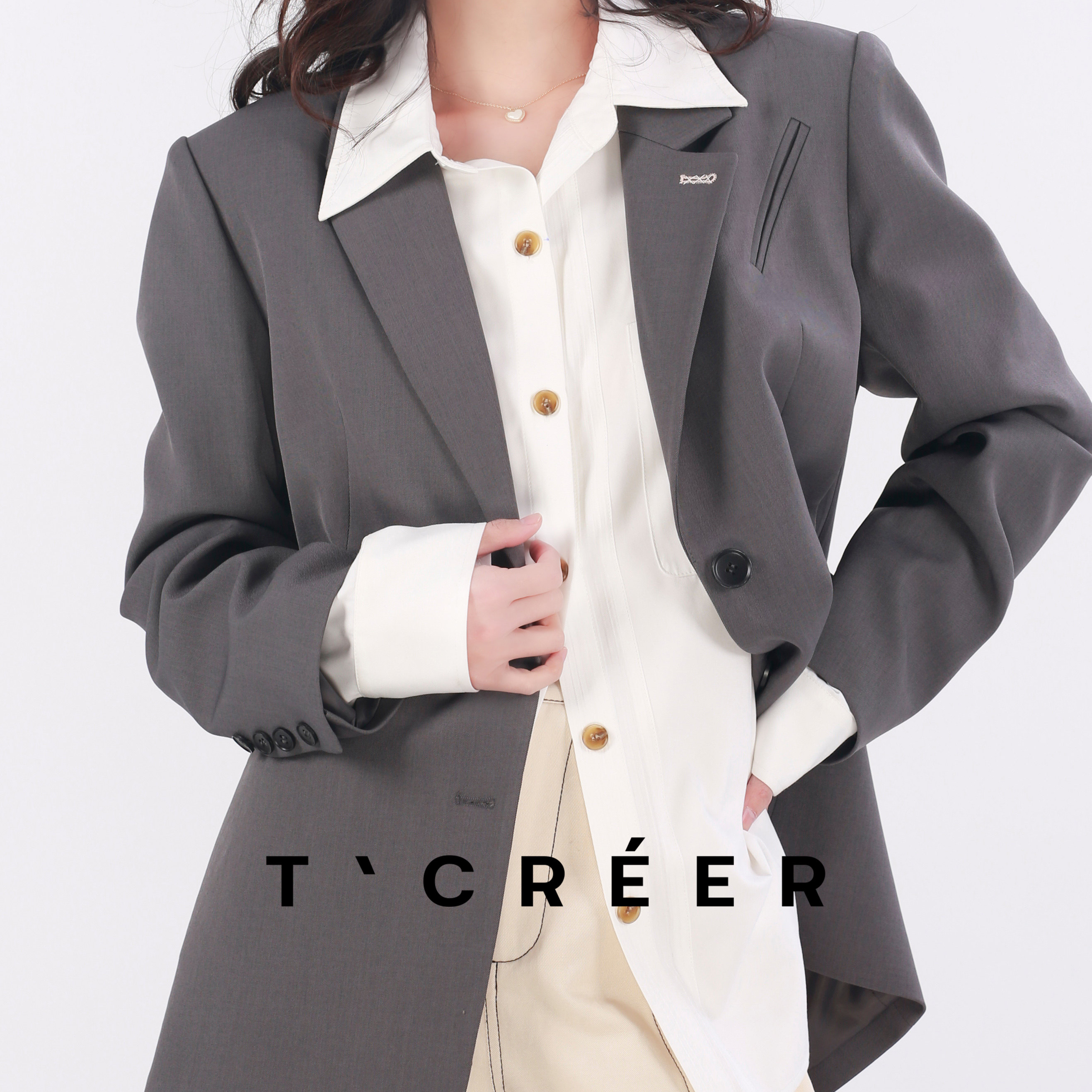 T`CREER｜【秋山如黛】高级感休闲西服外套女通勤春季新款,女装/女士精品,上衣,淘宝优惠券,粉丝福利购,淘宝优惠卷