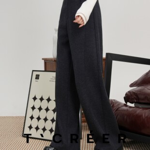 T`CREER｜【游山恋】春春季气质休闲舒适百搭长裤女新年战袍