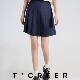T`CREER｜ 夏日百搭简约高腰百褶半裙女 池漾椿龄