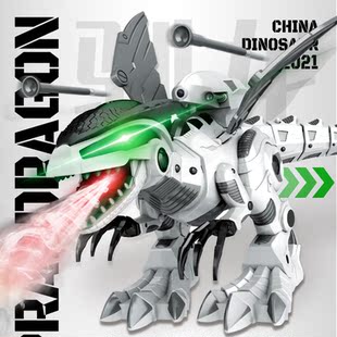 超大遥控恐龙玩具电动喷雾会走仿真动物智能机器人男女孩3霸王龙6