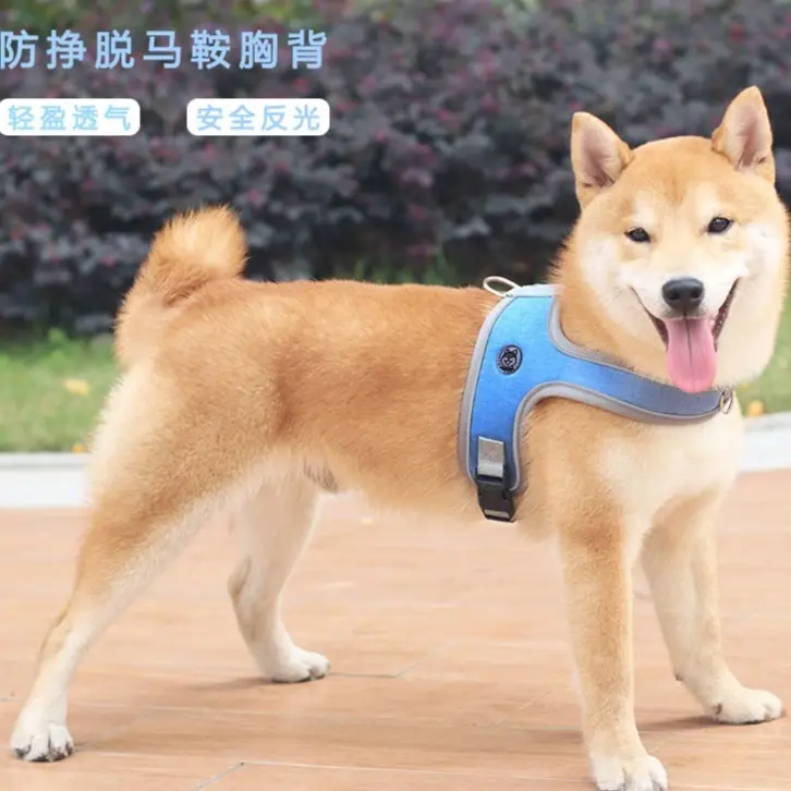 一體式狗狗胸背帶背心式防逃脫