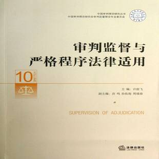 审判监督与严格程序法律适用书许前飞  法律书籍