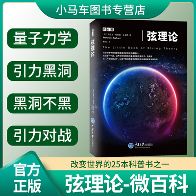 正版包邮 弦理论 超弦理论书籍 蒂文斯科特古布泽 物理学 微百科系列万有理论林斯顿大学物理系教授引力和黑洞量子力学物理科普