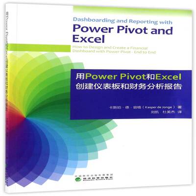 用Power Pivot和Excel创建仪表板和财务分析报告书卡斯珀·德·容格表处理软件应用财务管理 教材书籍