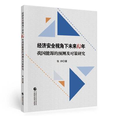 经济视角下未来10年我国能源的预测及对策研究书张帅能源发展研究中国普通大众经济书籍