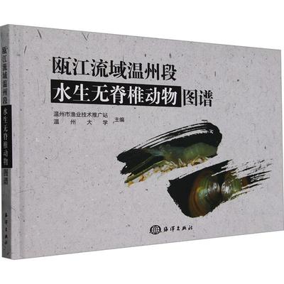 瓯江流域温州段水生无脊椎动物图谱(精)书温州市渔业技术推广站  自然科学书籍