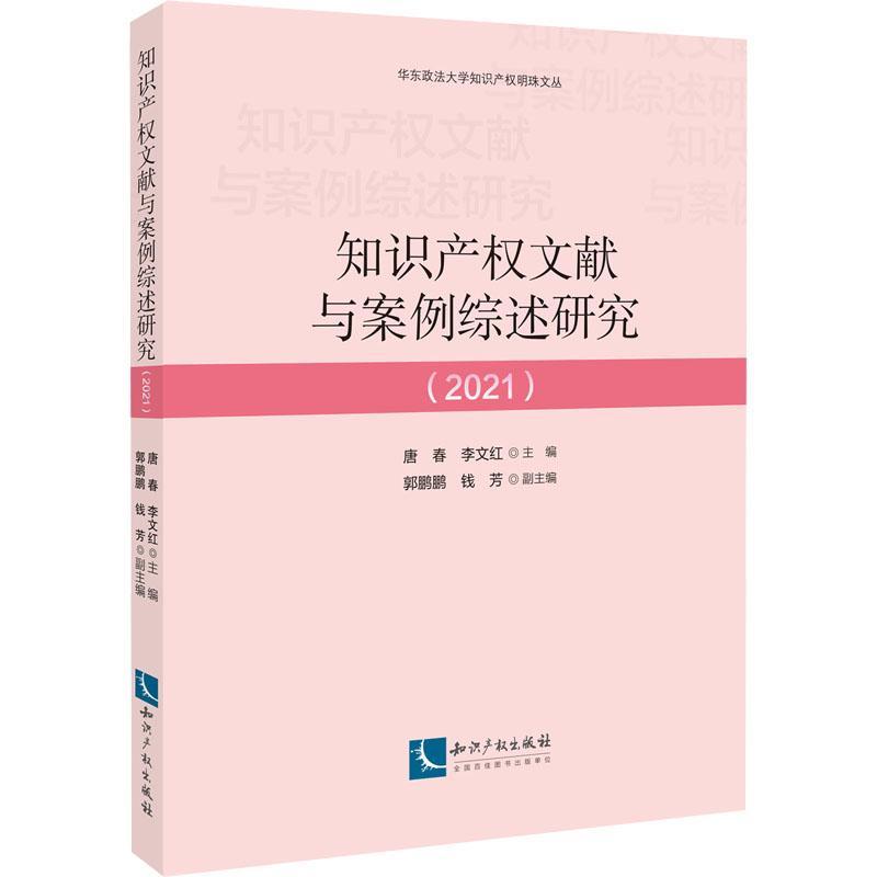 知识产权文献与案例综述研究（2021）书唐春知识产权法案例汇中国普通大众法律书籍