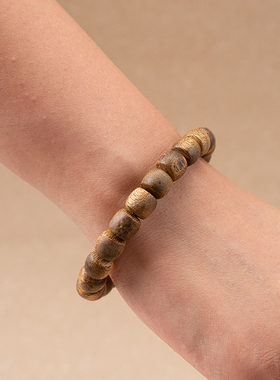 【会员内购】沉香/广东电白林场/9mm鼓珠/5克+/22颗/单圈手串