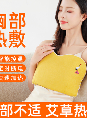 乳房电加热艾绒热敷包