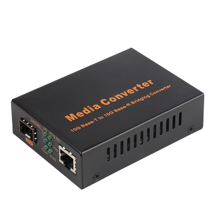 LHGD万兆SFP光纤收发器1电10G光电转换器LC接口以太网络SFP多单模双纤RJ45互转模块光端机监控兼容多品牌