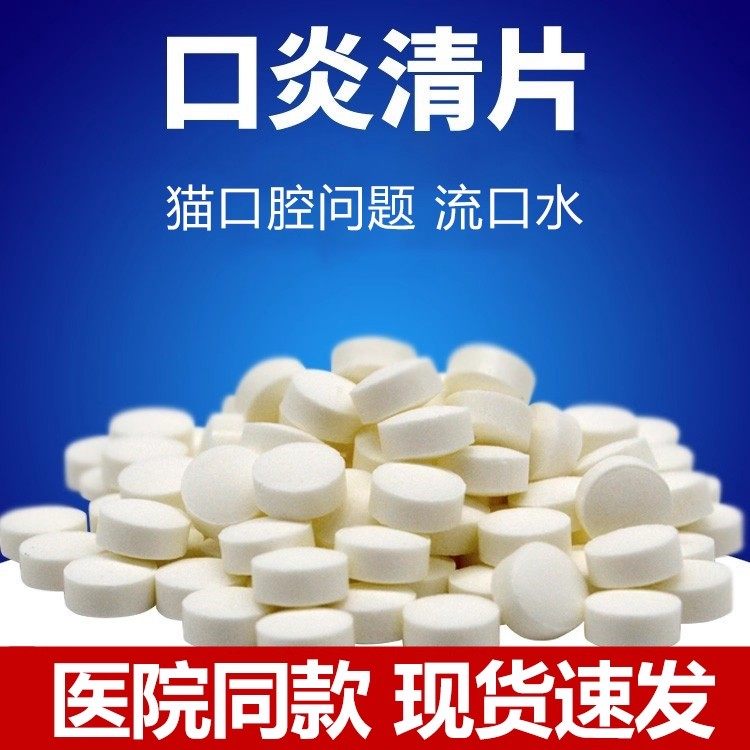 口炎清片宠物猫流口水牙龈片剂狗狗特色保健品