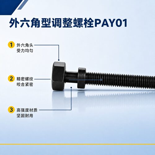 外六角手拧调节螺栓粗牙