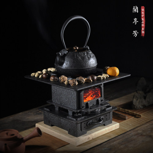 兰亭芳围炉煮茶观火炉