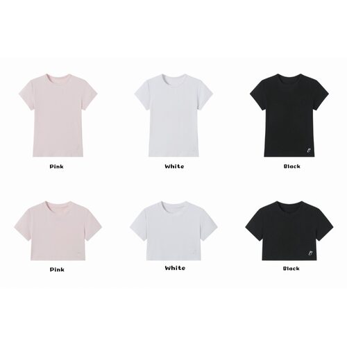 爵士舞短袖T短款露脐小上衣短t