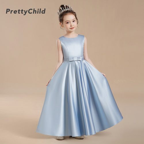 prettyhcild进口软缎高端晚礼服