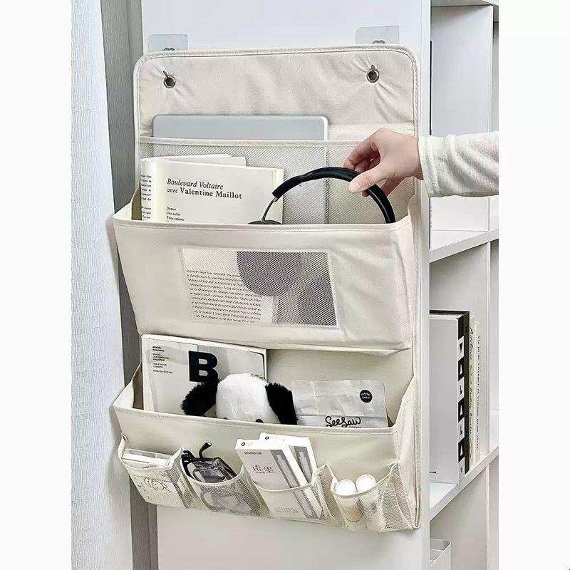 蚊帐收纳袋学生宿舍床上收纳神器衣柜寝室挂袋门后寝室墙上置厂家